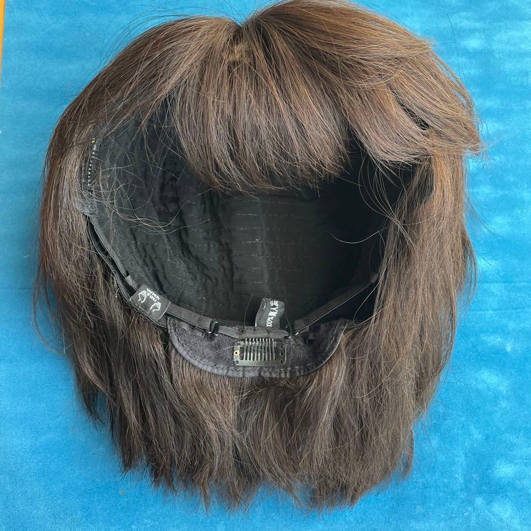 医療用ウィッグ　人毛100% Ｌsize