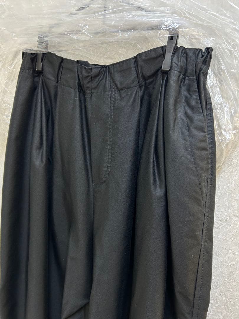 mizuiro ind ワイドカーゴパンツ　ブラック