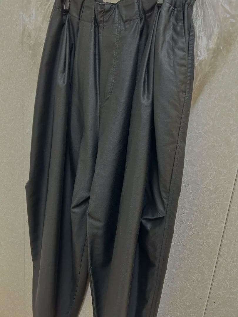 mizuiro ind ワイドカーゴパンツ　ブラック