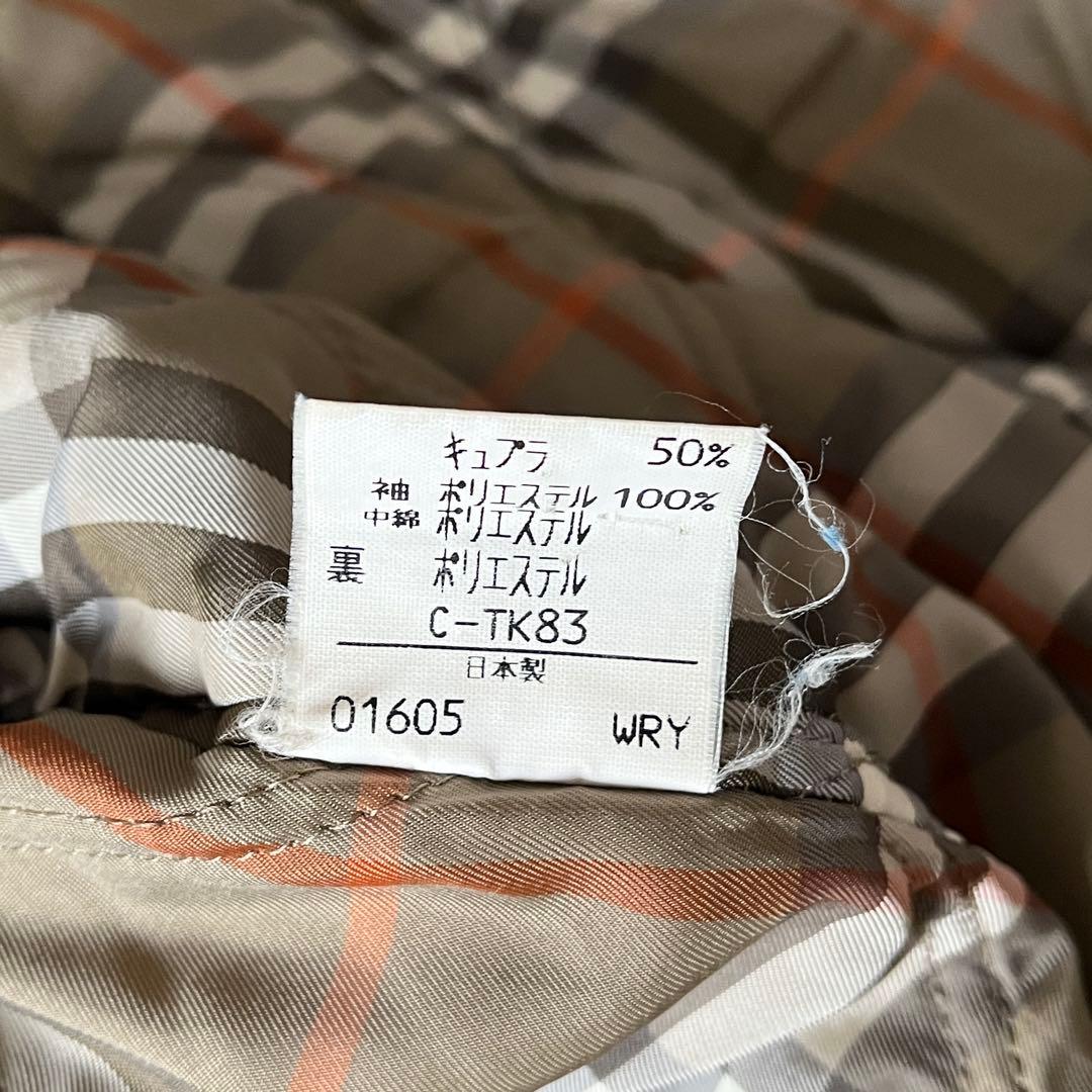 Burberrys　フードジャケット コート ノバチェック 中綿ライナー　玉虫色