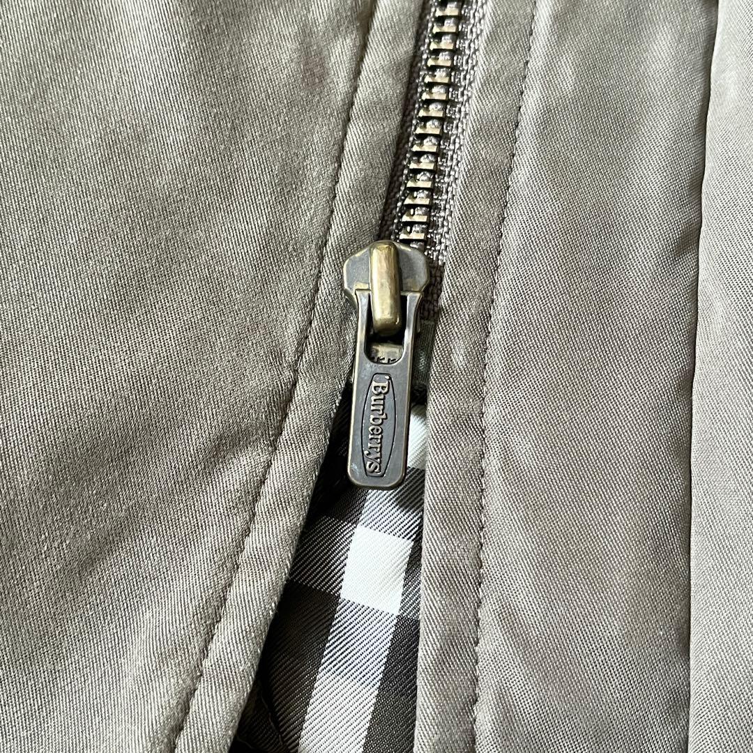 Burberrys　フードジャケット コート ノバチェック 中綿ライナー　玉虫色