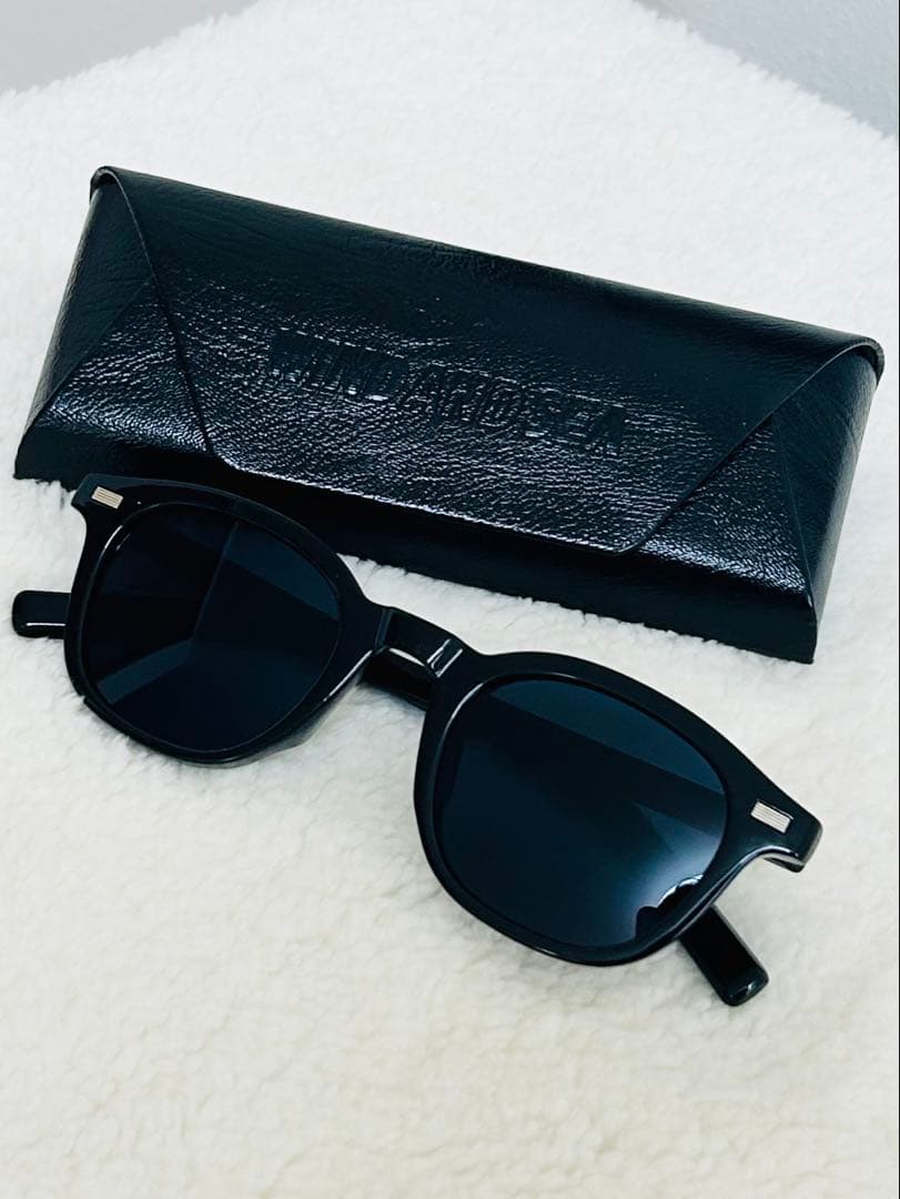 【完売品】WIND AND SEA サングラス:ブラック(ケース付き)