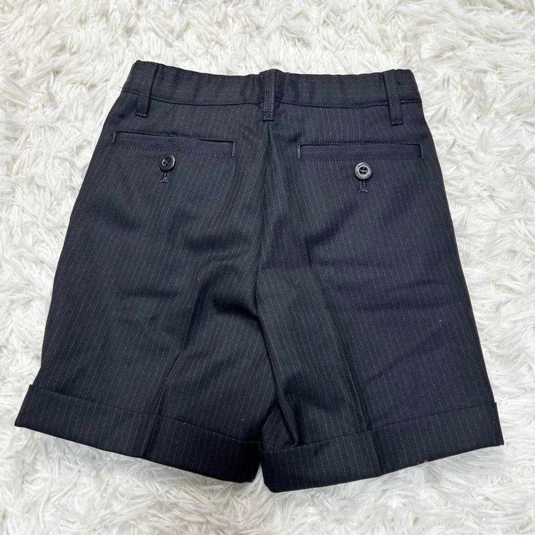 【美品】バーバリー フォーマル スーツ キッズ 100 ブラック 卒服 冠婚葬祭