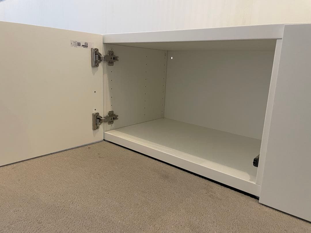 IKEA BESTA（ベストー）テレビ台 ホワイト 120×42×38cm