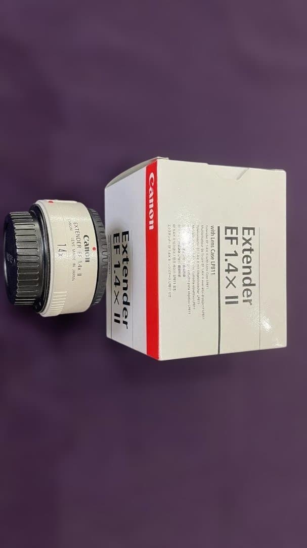[美品] Canon エクステンダー EF1.4XⅡ/ キヤノンEFマウント