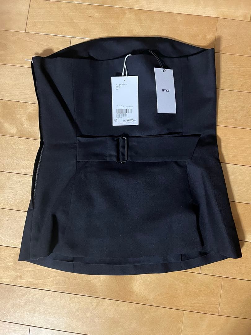 【HYKE】 VIYELLA STRAPLESS TOP