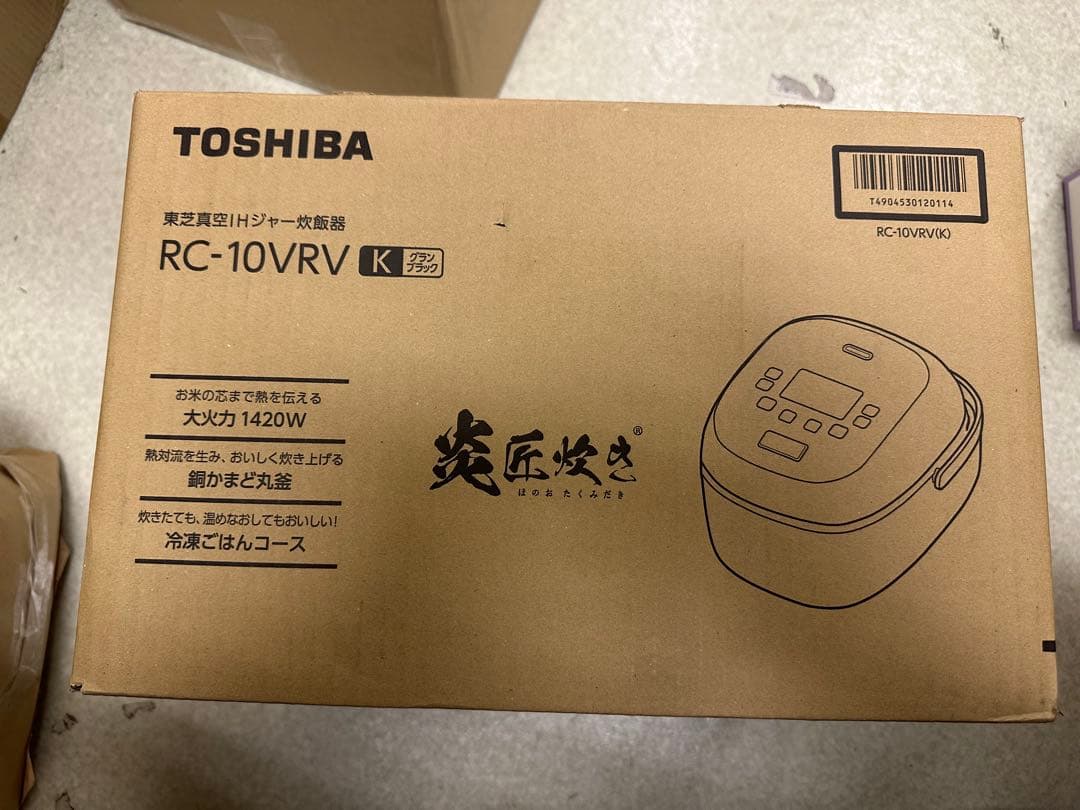 TOSHIBA RC-10VRV(K) 炊飯器