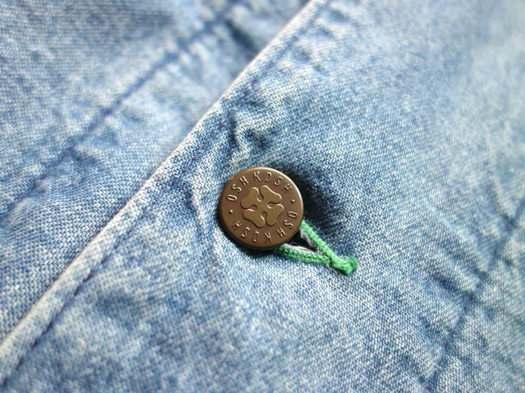 OSHKOSH デニム カバーオール ブランケット48R オシュコシュUSA製