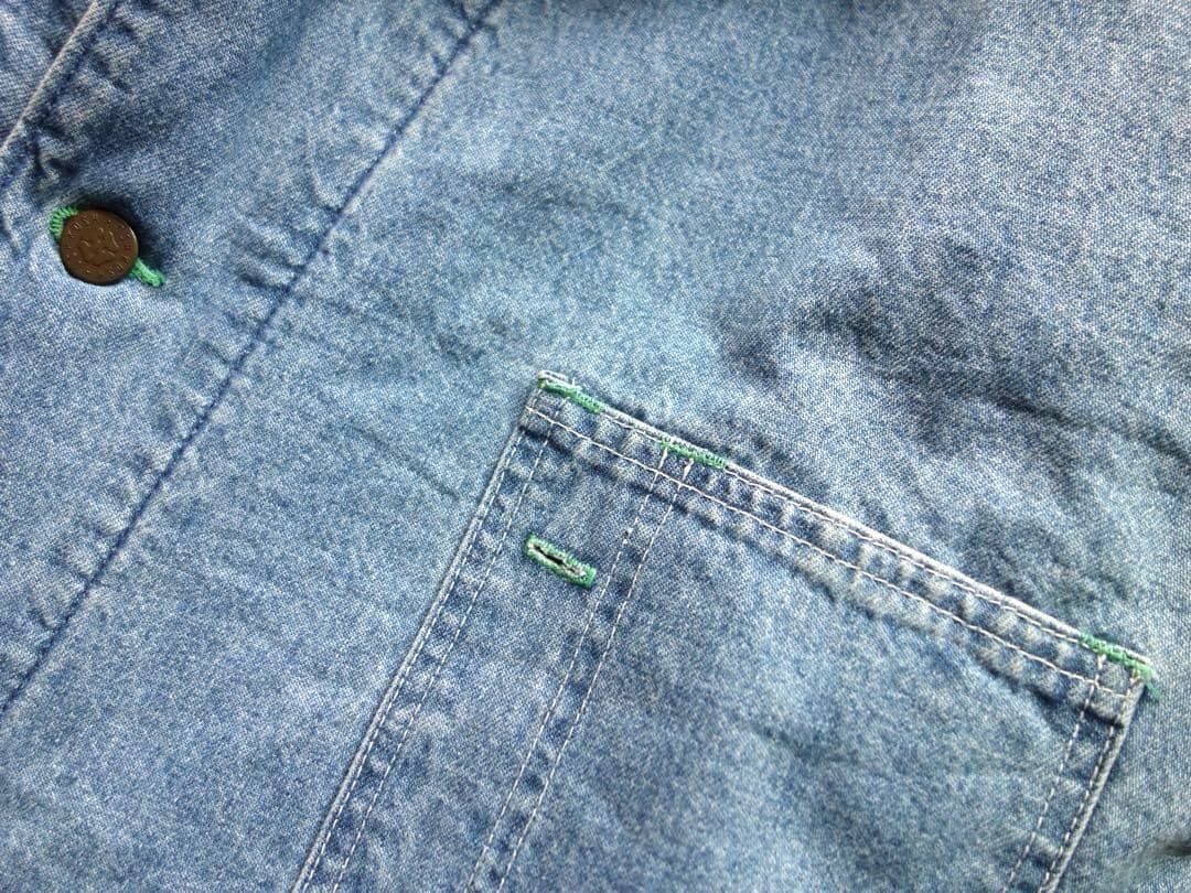 OSHKOSH デニム カバーオール ブランケット48R オシュコシュUSA製