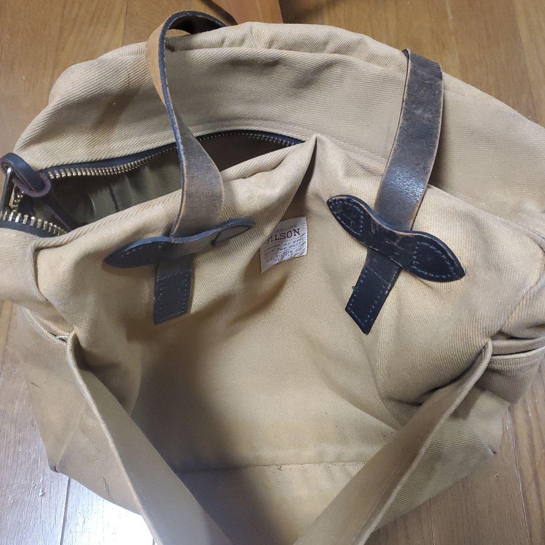 バッグ FILSON RUGGED TWILL TOTE BAG WITH ZIPPER