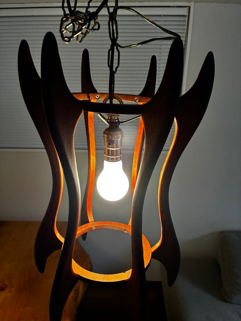 祐天寺　Sein 木製ペンダントライト ミッドセンチュリー　ヴィンテージ