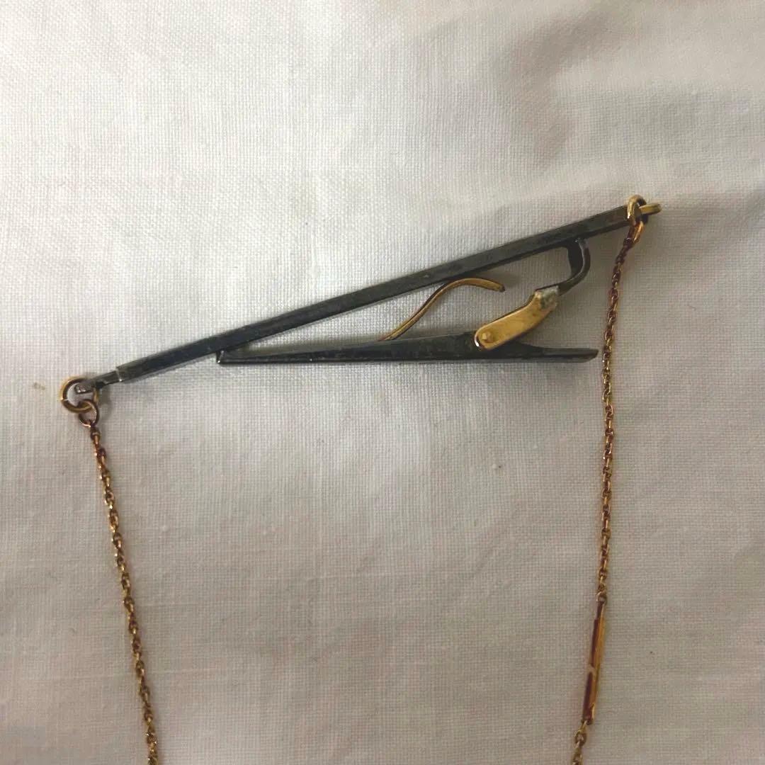 【k18】ネクタイピン vintage antique