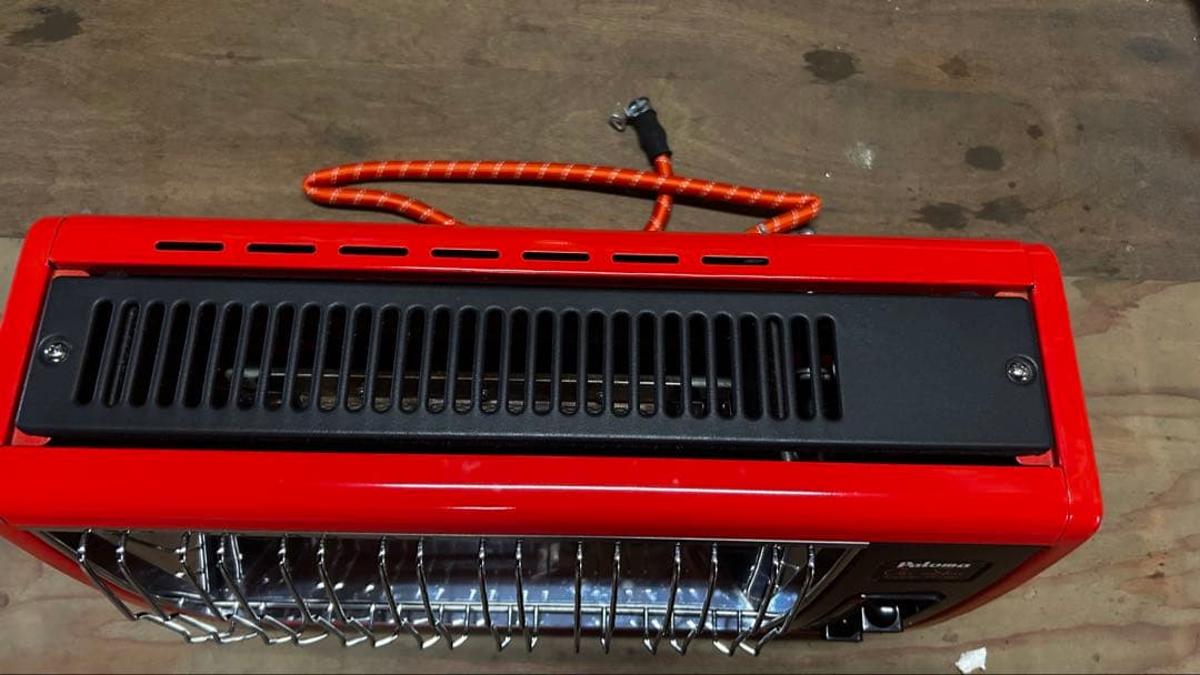 Paloma ガスストーブ 赤　昭和レトロ