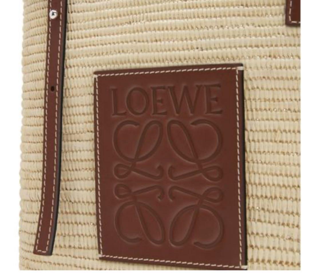 LOEWE ラフィアカゴバッグ