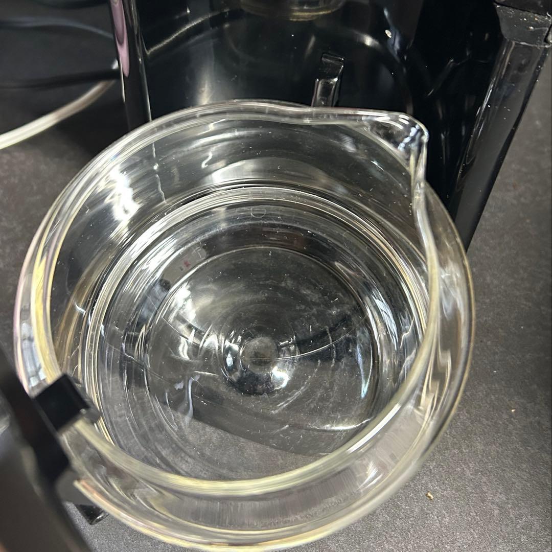 中古　sirocaコーン式コーヒーメーカー　SC-C251 珈琲豆　ブラック　黒