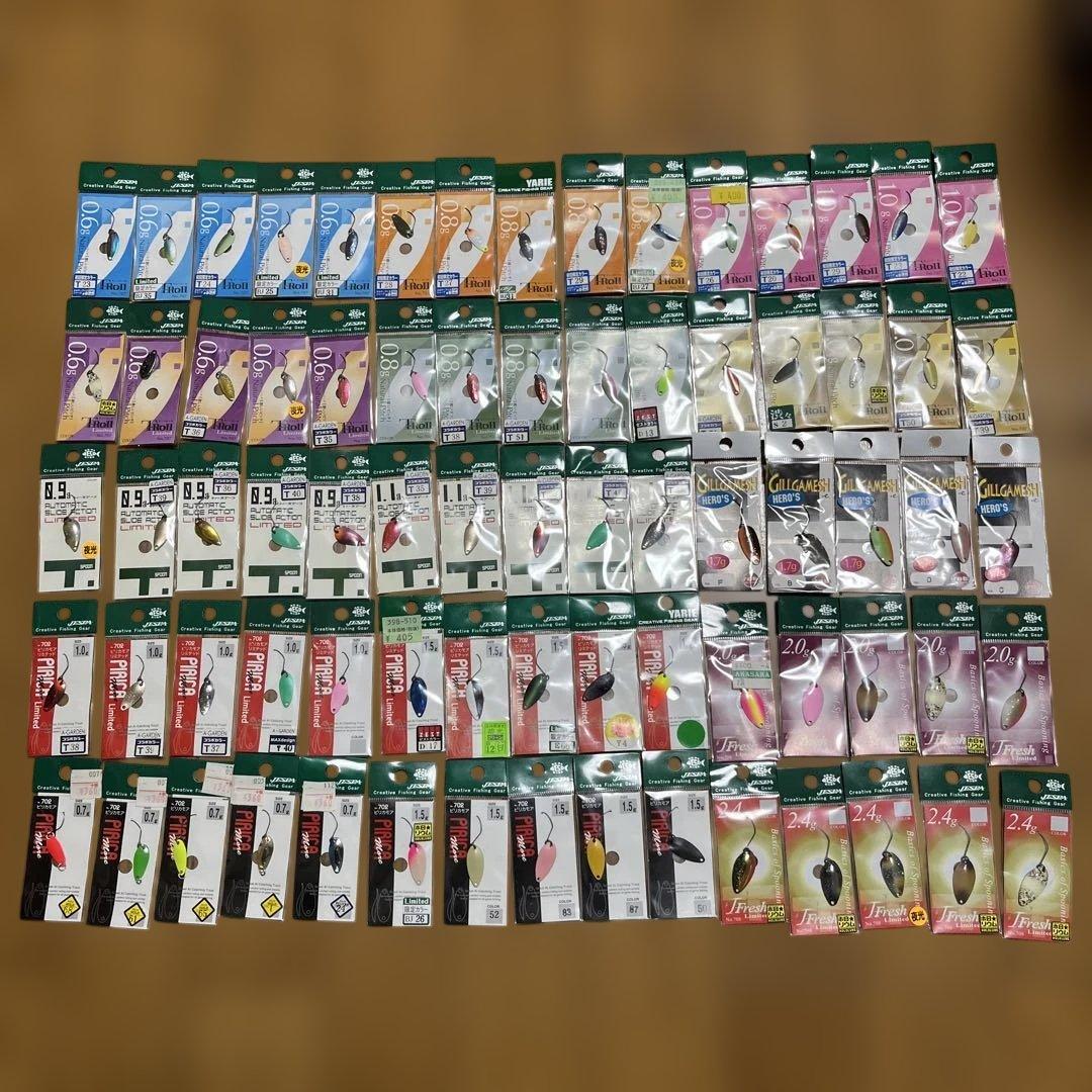 早い者勝ち！　新品　ヤリエ　トラウト　エリア用　スプーン75個セット