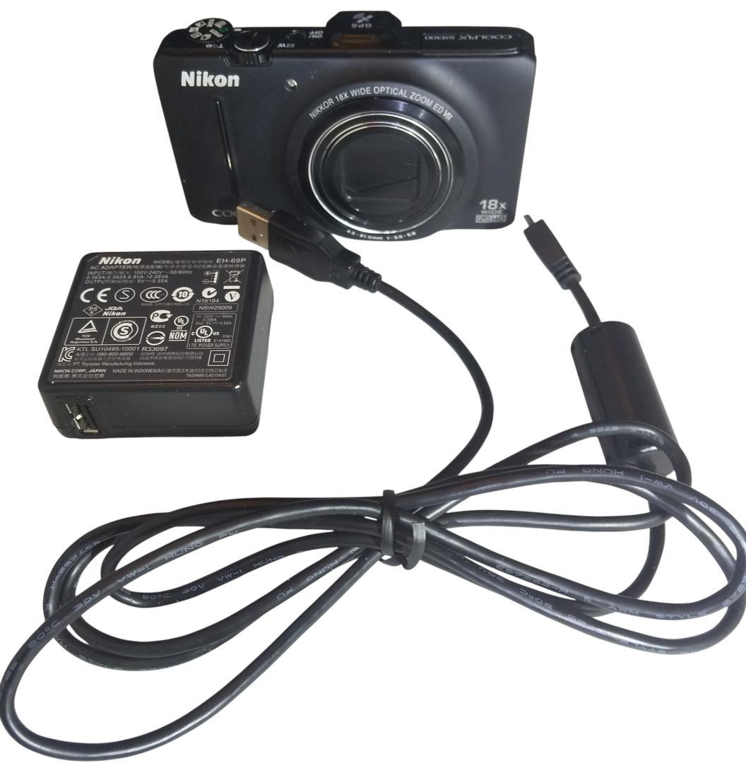 【美品】Nikon COOLPIX S9300 BLK 動作確認済