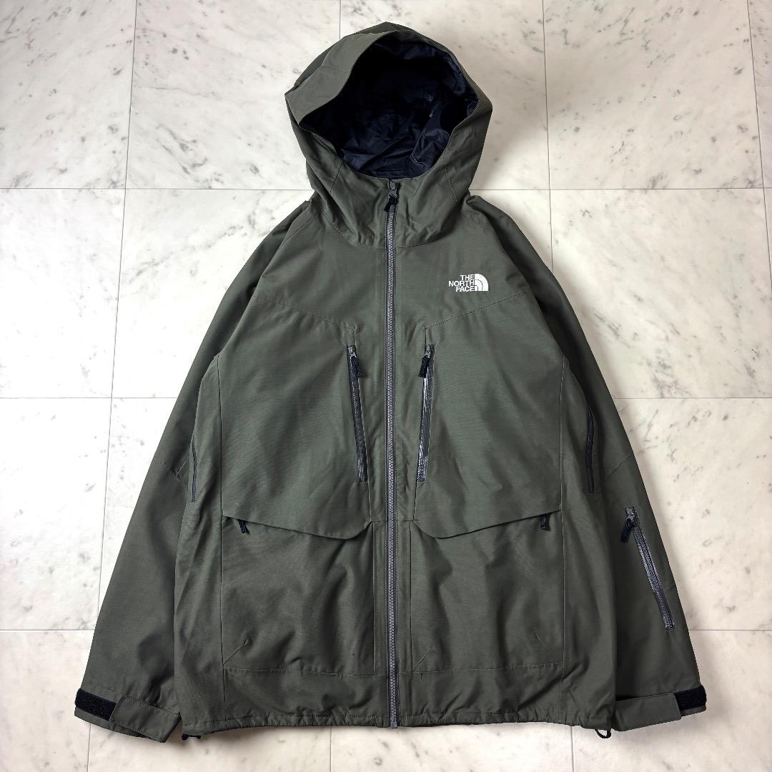 ノースフェイス ボードウェア L フリーダムジャケット スノボ カーキ