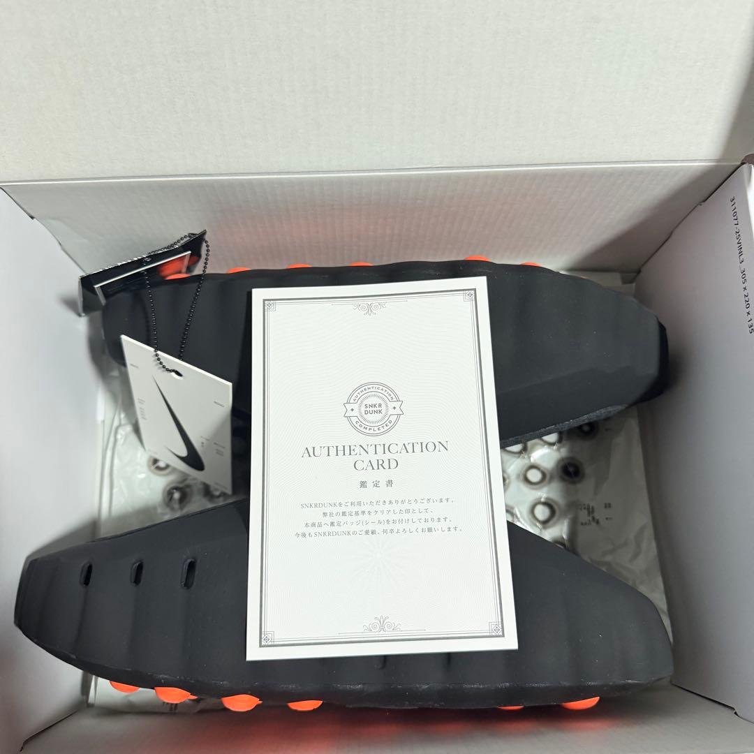 NIKE MIND ブラックサンダル 認証カード付きサイズ27