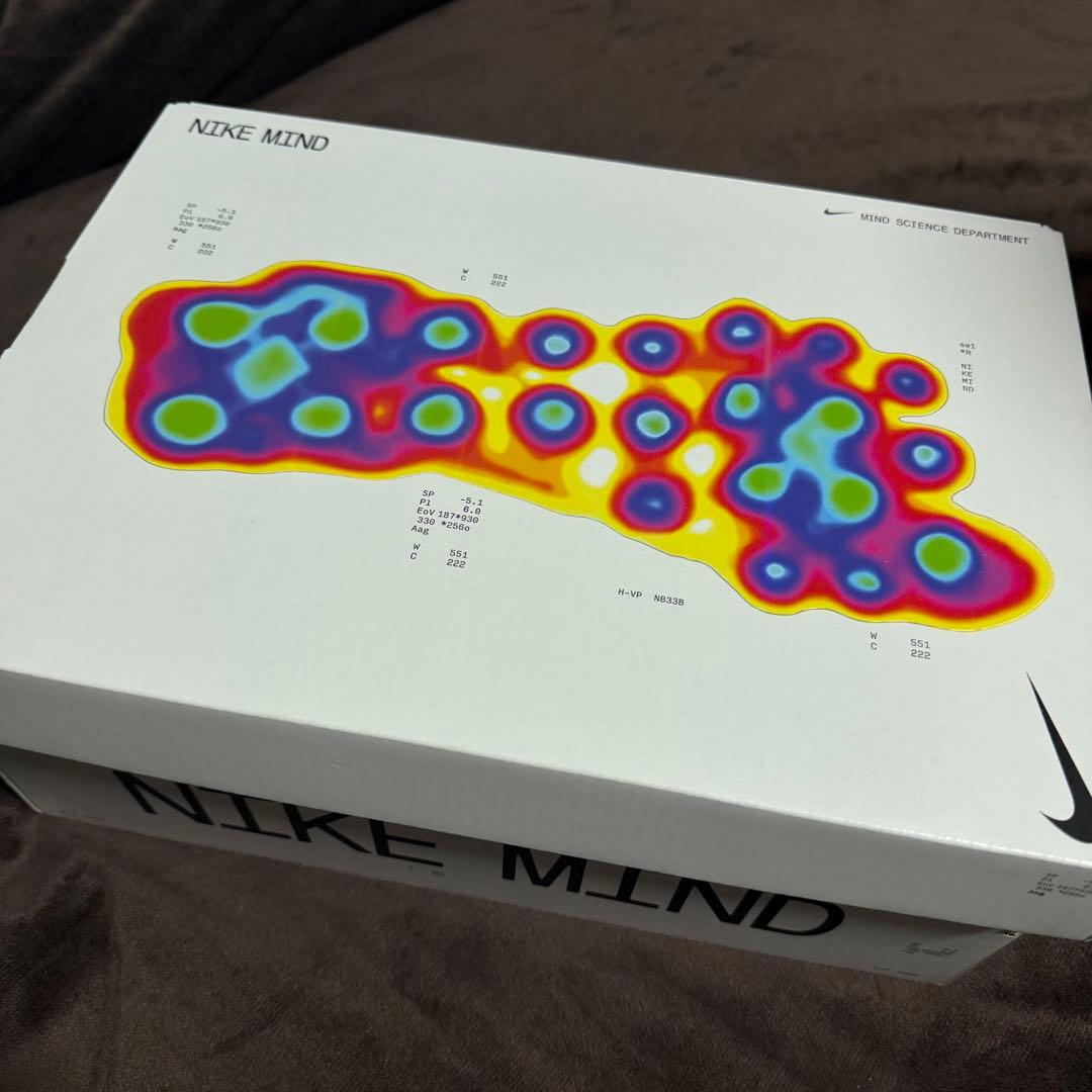 NIKE MIND ブラックサンダル 認証カード付きサイズ27