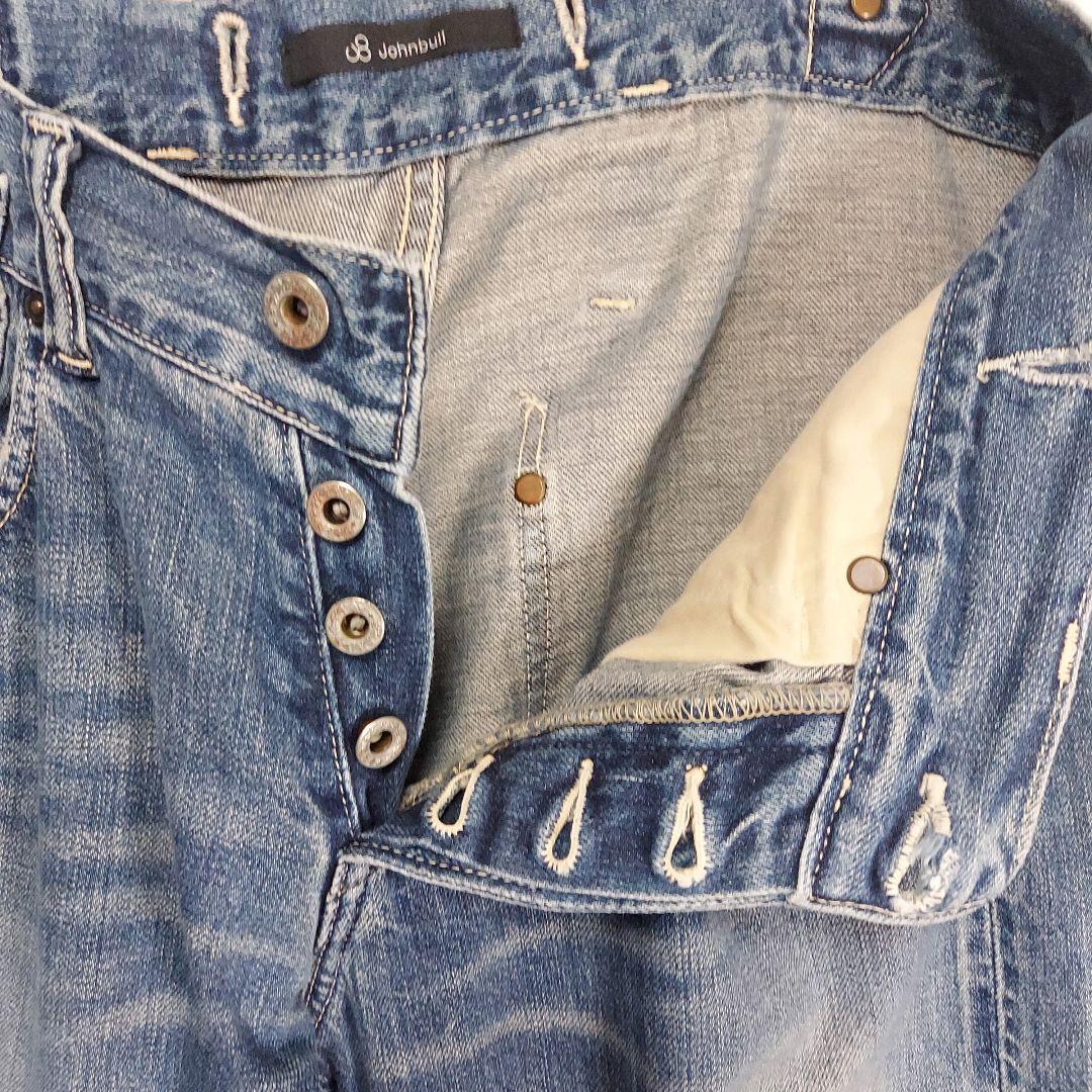 JOHNBULLライトオンスデニムビンテージ加工ペインターパンツ M 大戦