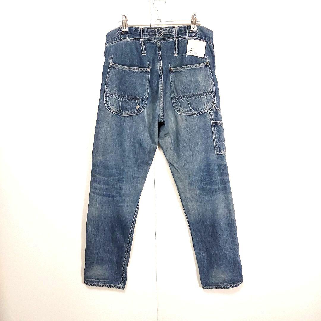 JOHNBULLライトオンスデニムビンテージ加工ペインターパンツ M 大戦