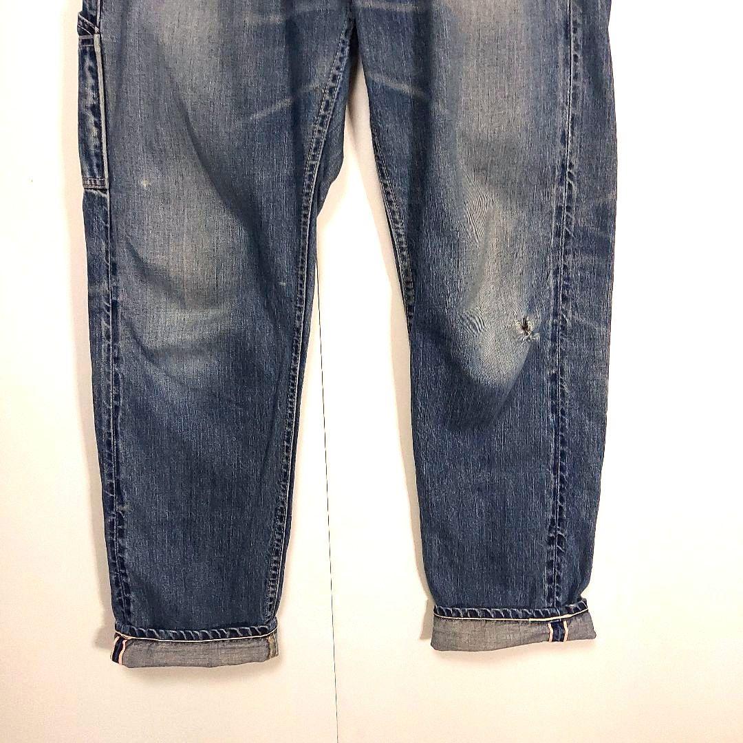 JOHNBULLライトオンスデニムビンテージ加工ペインターパンツ M 大戦