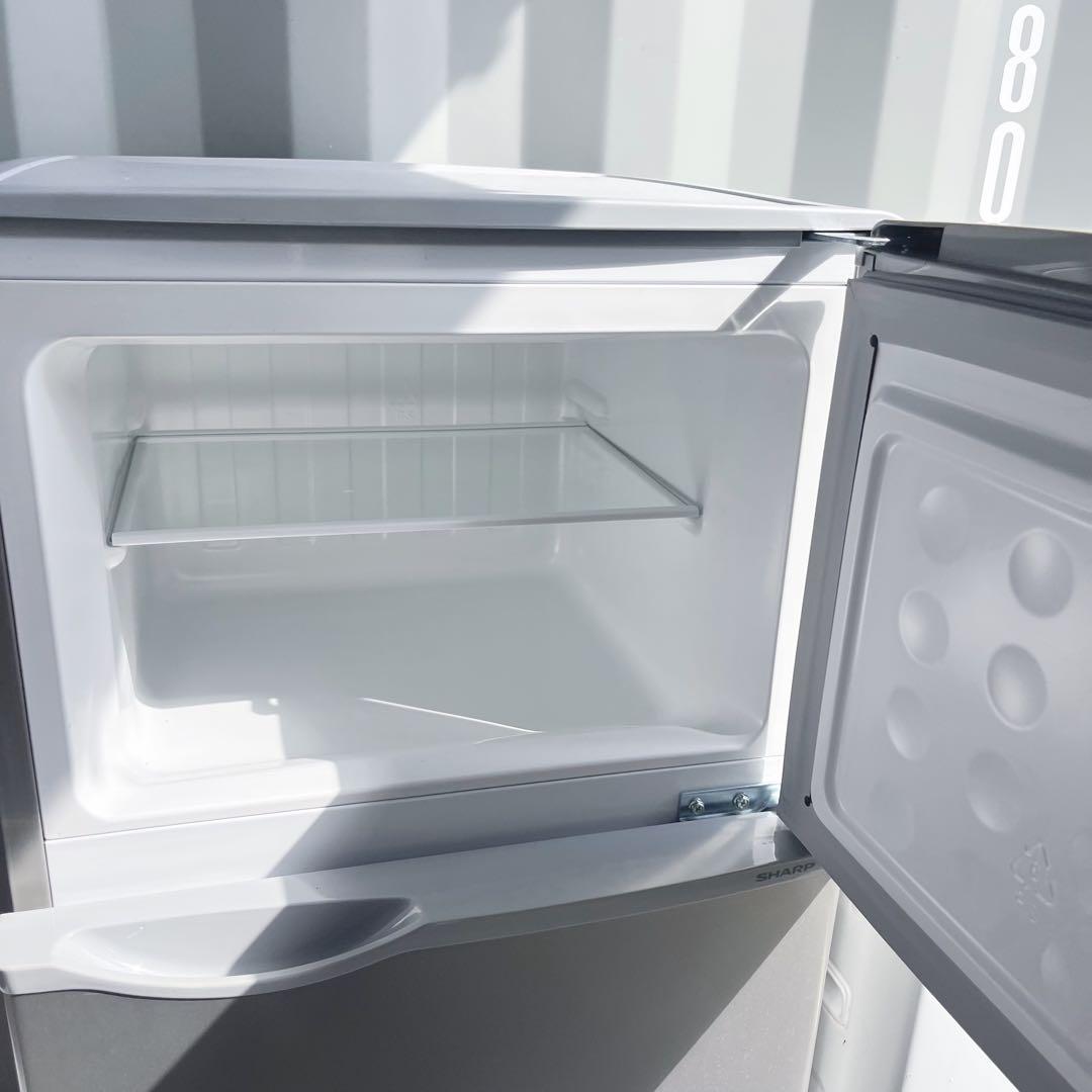 202取付無料！新生活応援 SHARPシルバー冷蔵庫おしゃれホワイト洗濯機セット