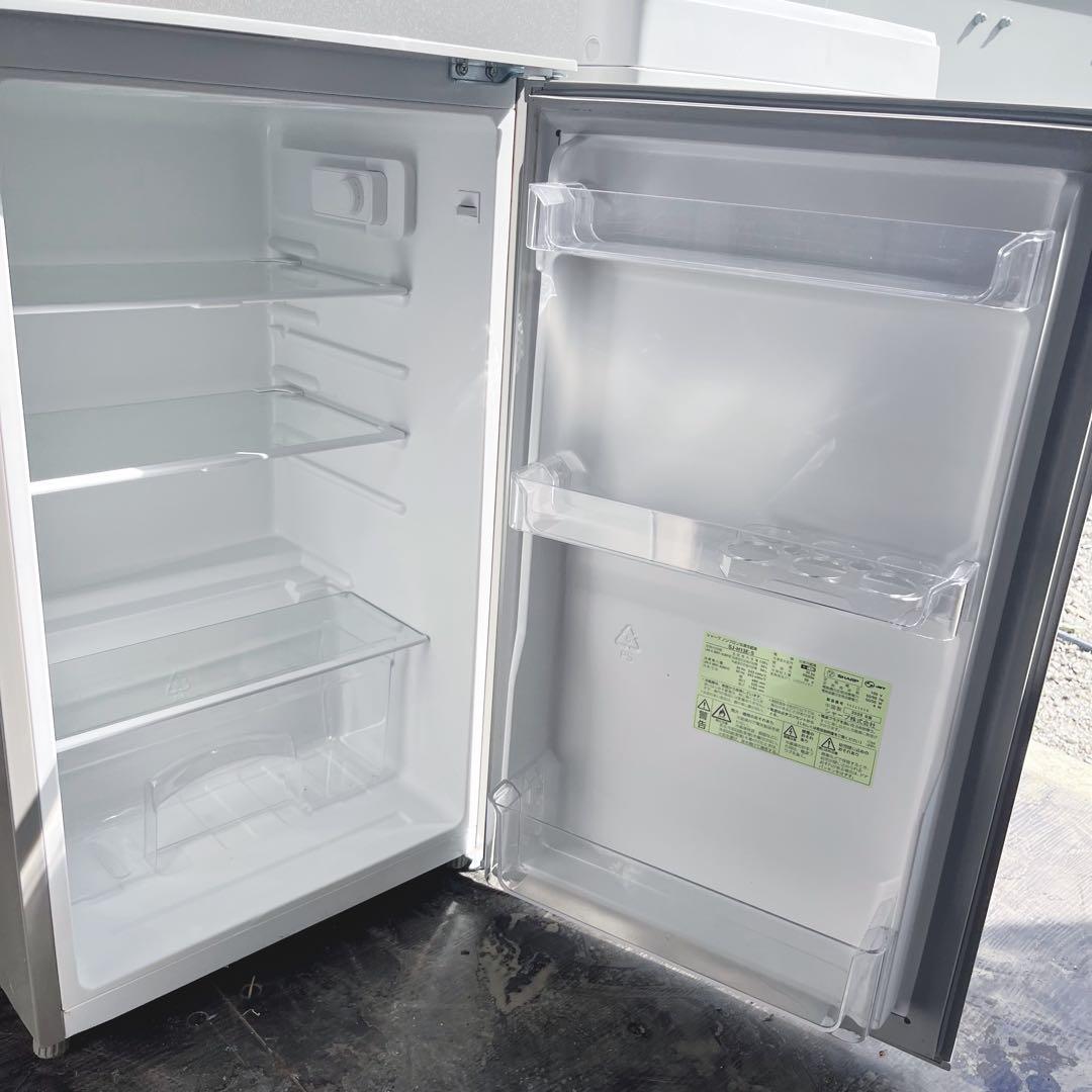 202取付無料！新生活応援 SHARPシルバー冷蔵庫おしゃれホワイト洗濯機セット