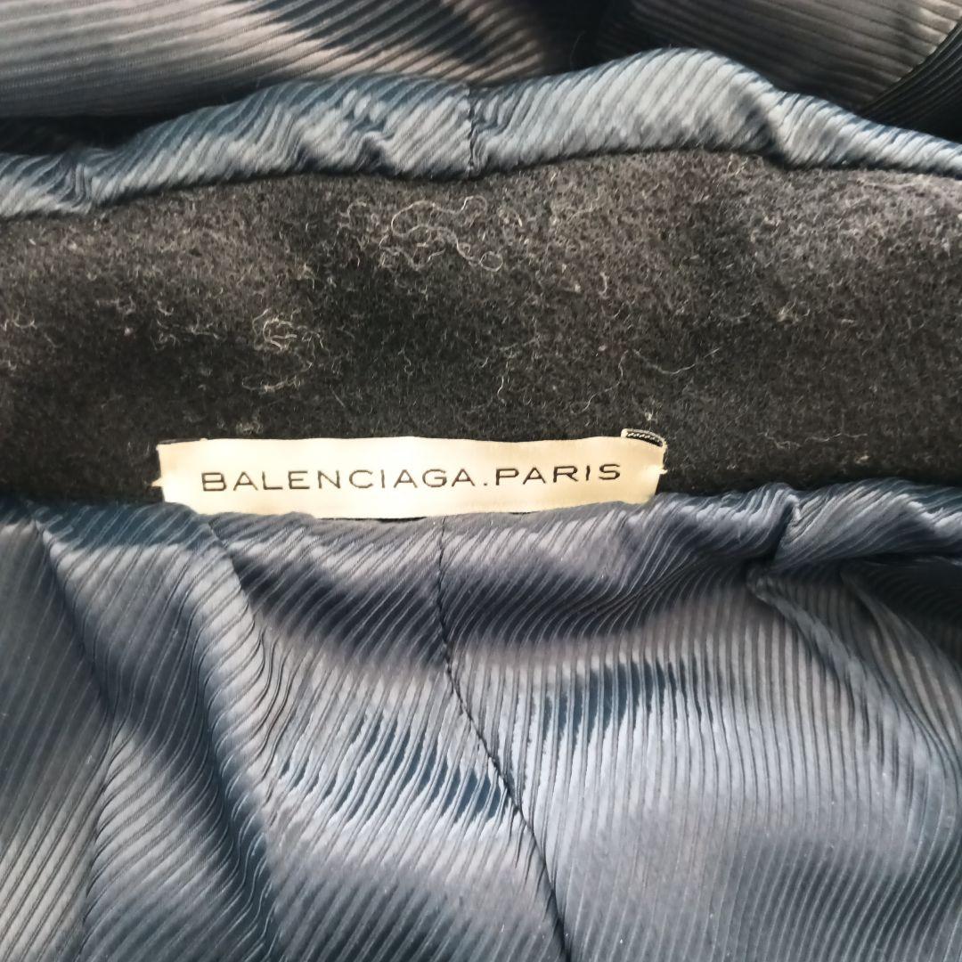【美品】BALENCIAGA ダッフルコートブラック メンズ　48