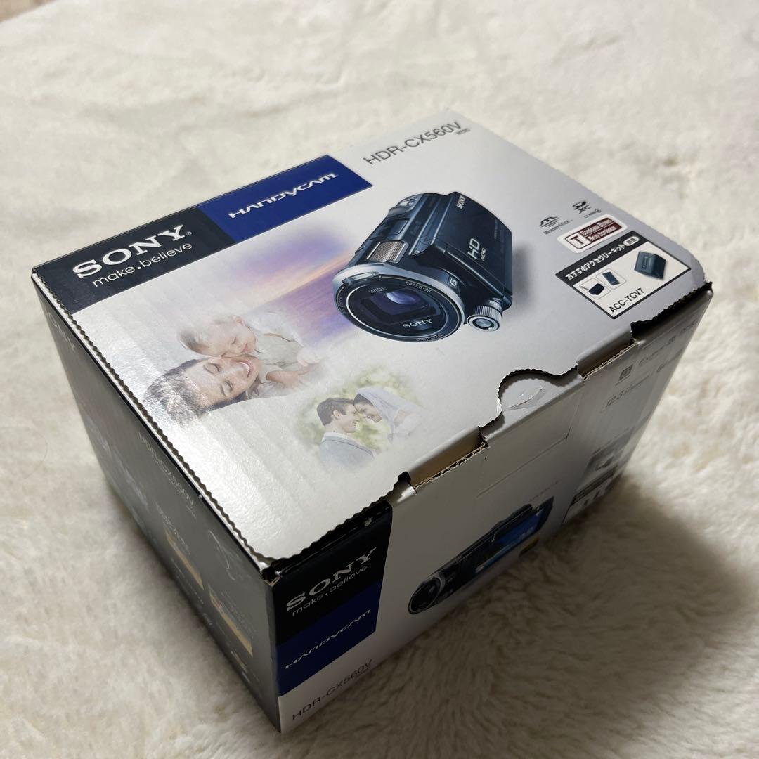 SONY HDR-CX560vビデオカメラ 本体　長時間バッテリー付き