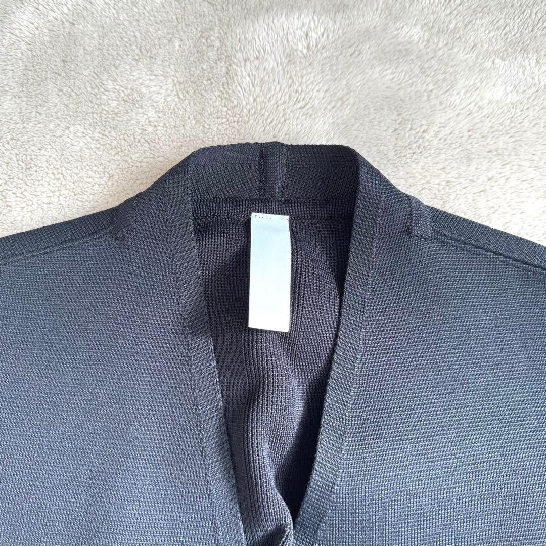 完売 CFCL MILAN COLLARLESS LONG VEST ブラック