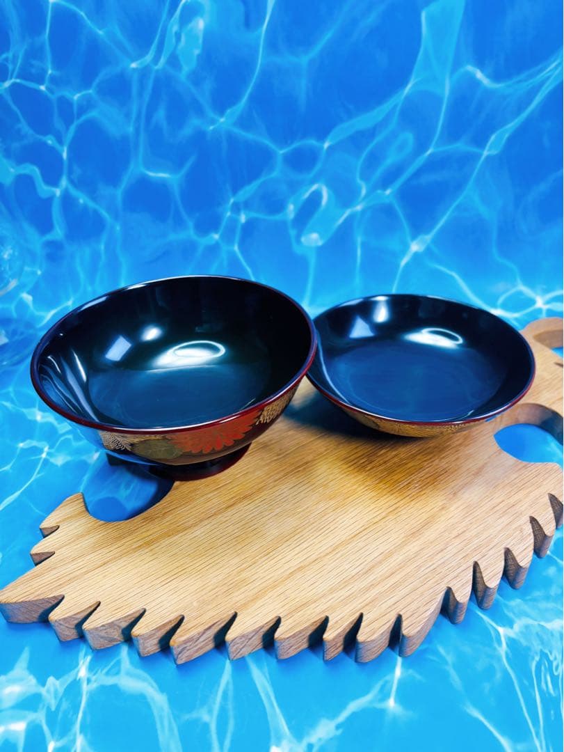 宮内庁御用達　輪島塗椀4客