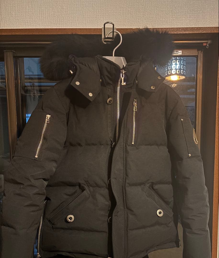 MOOSE KNUCKLES ダウンジャケット ブラックSサイズ