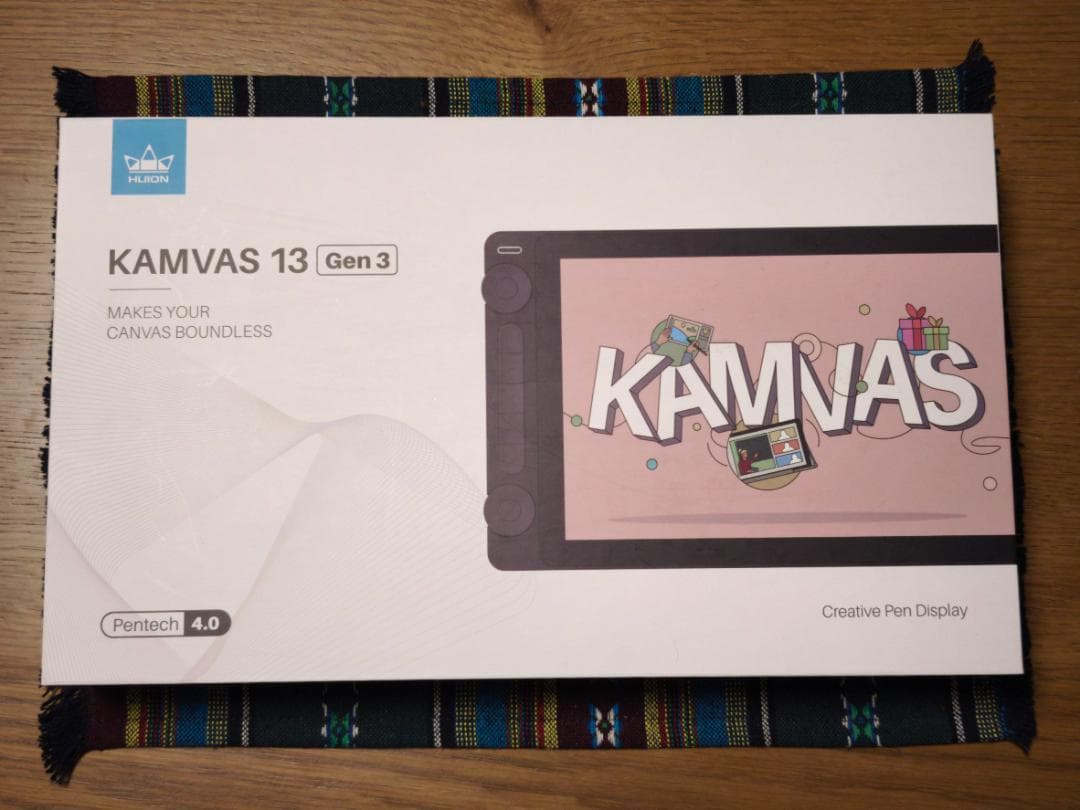 液タブ・ペンタブ HUION Kamvas 13 (Gen3)