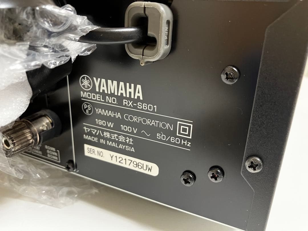 【極美品】YAMAHA RX-S601 AVアンプ 本体　4K 60FPS出力