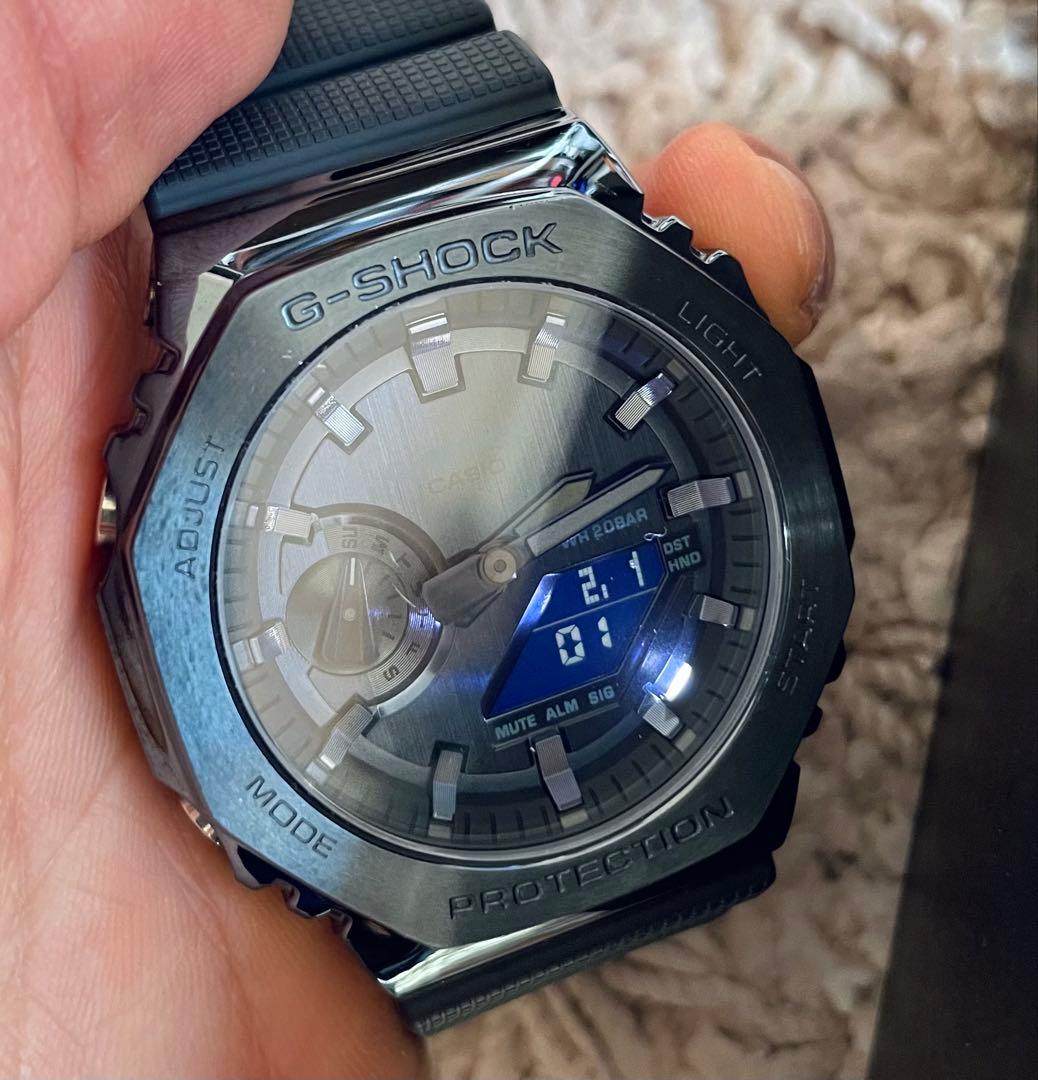 G-SHOCK メタルカバードGM-2100N-2AJF ネイビー