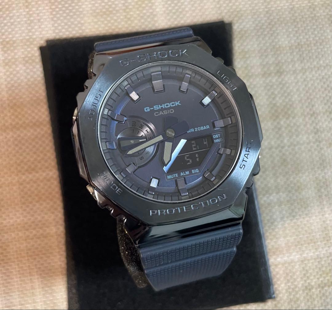G-SHOCK メタルカバードGM-2100N-2AJF ネイビー