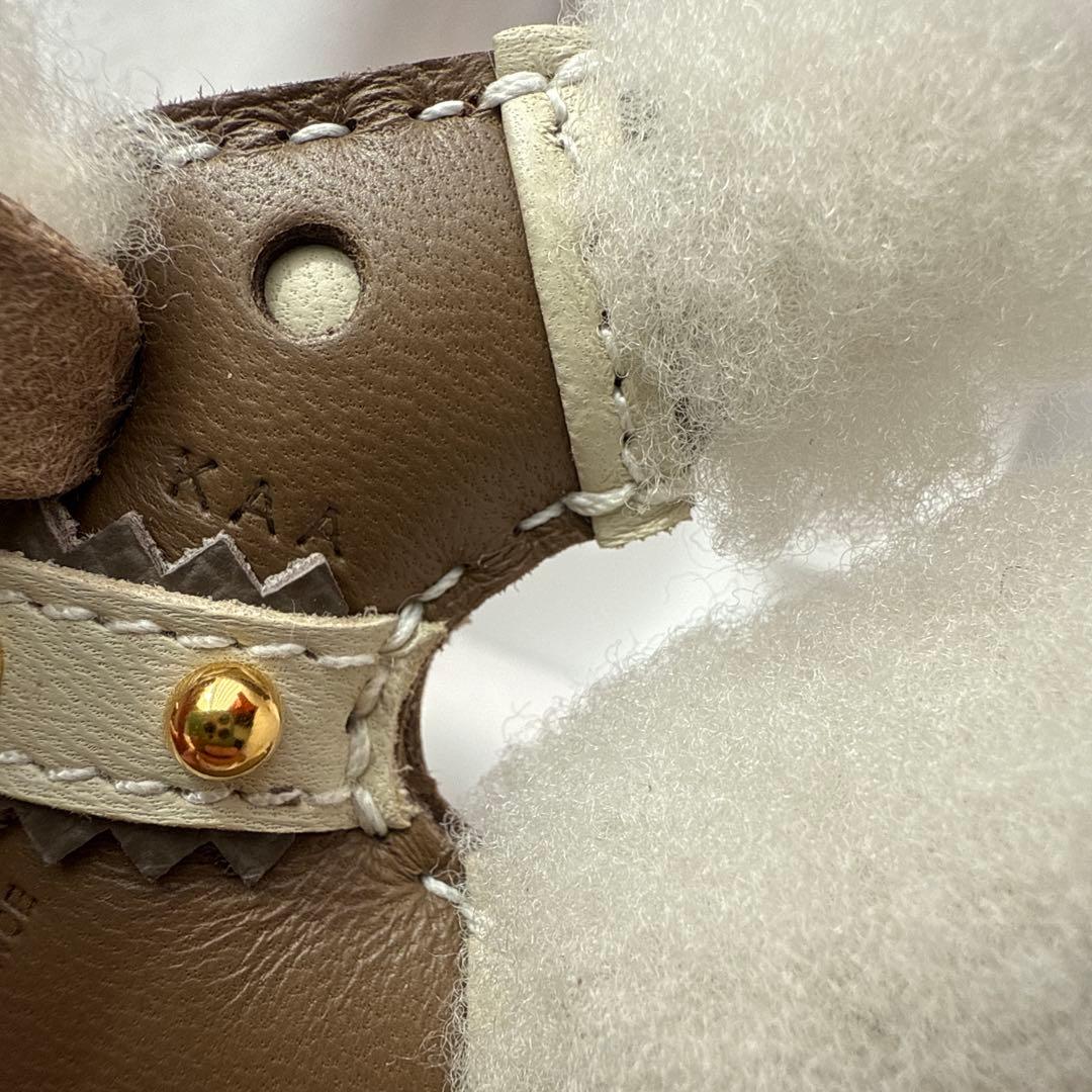 新品未使用HERMES バディ　チャーム　エピック　スタッズ首輪付き　エトゥープ