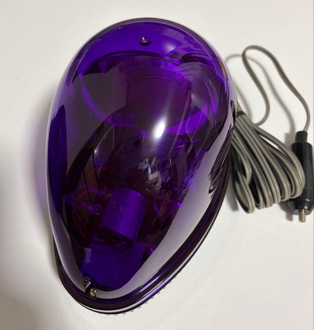 【新品未使用】パトライト 回転灯 KW-12 紫 フラッシュボール当時物絶版希少