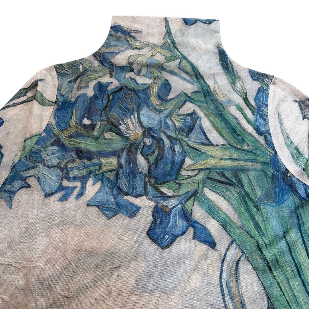 【美品】sahara High Neck Sheer Top 03Irises
