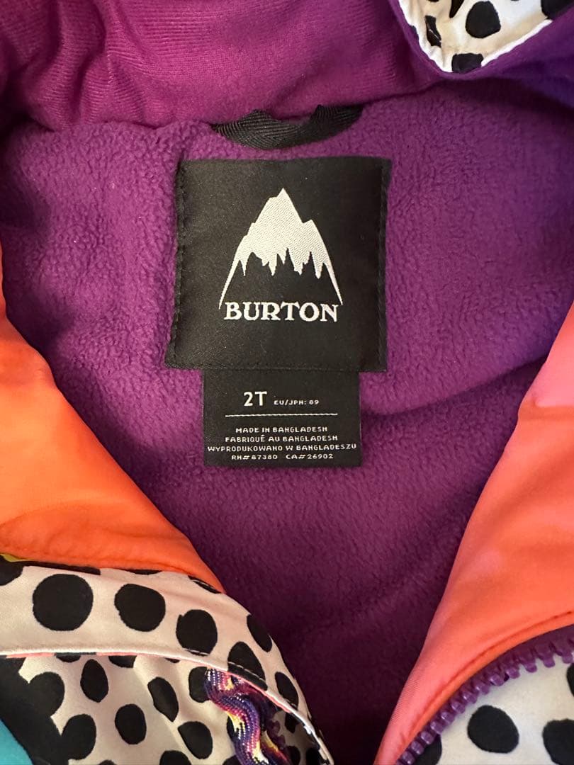BURTON　2T キッズ　スノーボード スキー ウェア　つなぎのみバートン