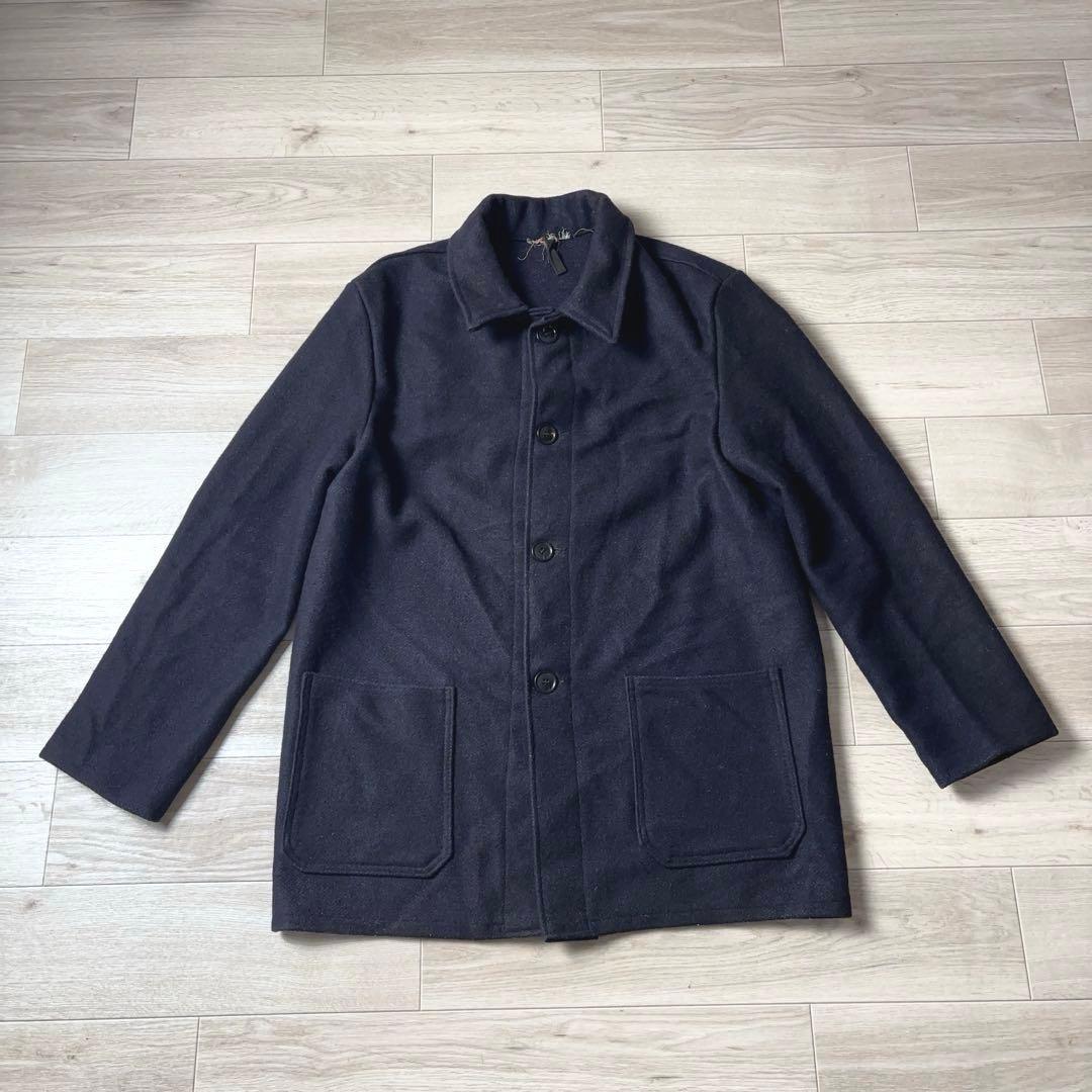 70s UK製 Melton Wool Work Jacket