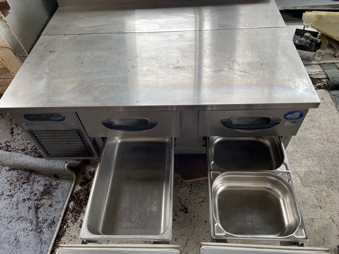 【動作確認済】サンヨー 業務用 ドロワー冷蔵庫 SUR-DG1271-2A