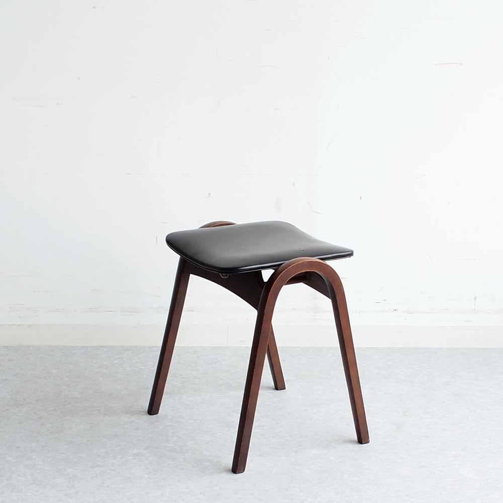 70s 80s 秋田木工 剣持勇 スツール B ヴィンテージ ZR24441