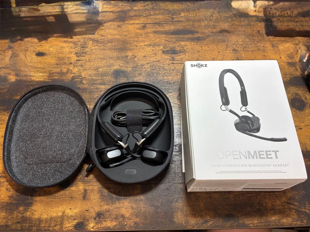 SHOKZ OPENMEET 骨伝導Bluetoothヘッドセット