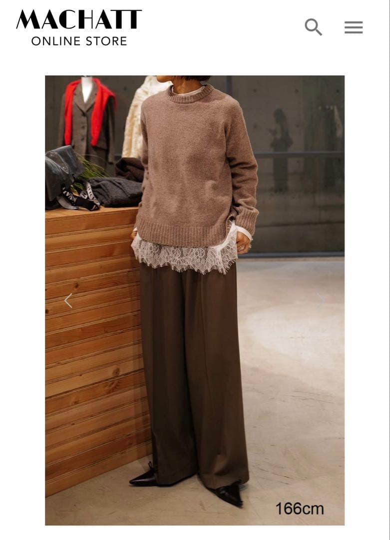 MACHATT ヘムレースロンT ホワイト