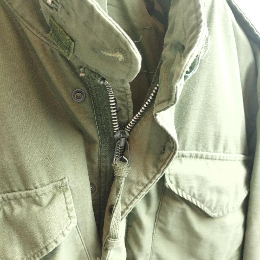 2nd 米軍 実物 M65 Military field JKT アルミジップ