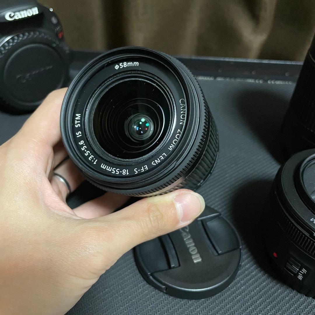 キャノンEOS Kiss X9 レンズ×3セット【中古品】