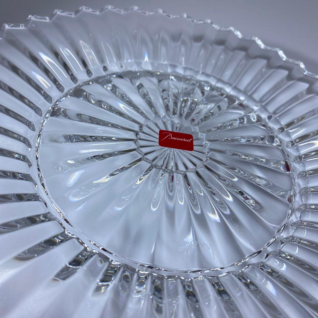 バカラ　ミルニュイ　プレート　共箱　直径20.8㎝　タサチ　東な7-0408①